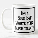 Search for chefs mugs Sous chef