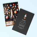 Search for moon 1st birthday invitations Galaxy