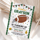 Search for football field birthday invitations Boys