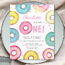 Search for doughnut 1st birthday invitations Sprinkles