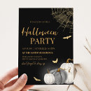 Search for modern halloween invitations Spider web