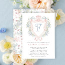 Search for blue crown invitations Elegant