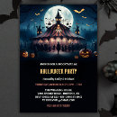 Search for circus halloween invitations Spooky