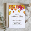 Search for fall sweet 16 invitations Autumn