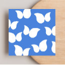 Search for blue butterfly note cards White