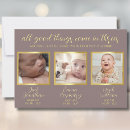 Search for triplet birth announcement cards Photo collage