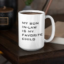 Search for in law mugs Black and white