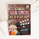Search for movie night halloween invitations Popcorn