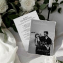Search for photo wedding invitations Black and white
