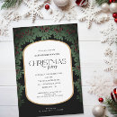 Search for mistletoe christmas invitations Winter greenery