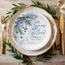 Search for dusty blue paper plates Monogrammed
