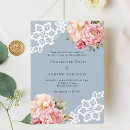 Search for rose gold lace wedding invitations Pink
