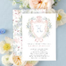 Search for blue crown invitations Elegant