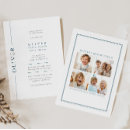Search for multiple photo invitations Navy blue
