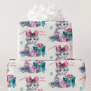 Search for kitties wrapping paper Girl