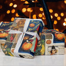 Search for vintage halloween wrapping paper Collage