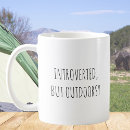 Search for introvert mugs Black and white