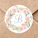 Search for pink flower wreath stickers Pastel