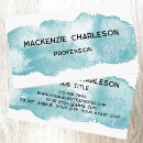 Search for turquoise business cards Artistic