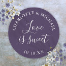Search for purple wedding stickers Script