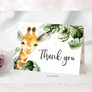 Search for safari thank you cards Little wild one