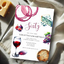 Search for wine 60th birthday invitations Sixty
