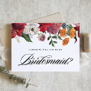 Search for christmas bridesmaid cards Watercolor