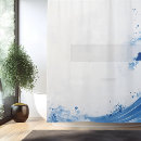 Search for japanese wave shower curtains Simple