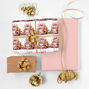 Search for pink gingerbread wrapping paper Modern