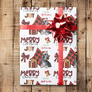 Search for scottish terrier christmas wrapping paper Dog