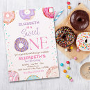 Search for sweet one donut birthday invitations Girl