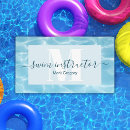Search for swim instructor business cards Elegant