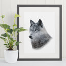 Search for black wolf posters Modern