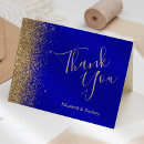 Search for royal blue thank you cards Elegant