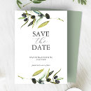 Search for olive branch save the dates Modern