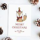 Search for funny fox christmas cards Winter