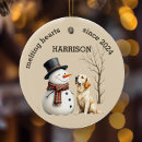 Search for golden retrievers christmas decor Unique