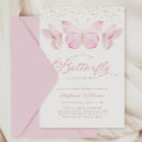 Search for pink and gold butterfly baby shower invitations Mother to be