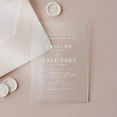 Search for transparent wedding invitations Acrylic
