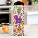 Search for day of the dead travel mugs Skeleton