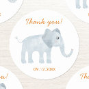 Search for baby shower elephant boy stickers Safari animals