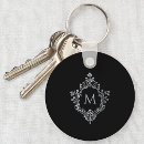 Search for victorian monogram key rings Vintage