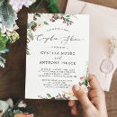 Search for winter shower wedding invitations Greenery