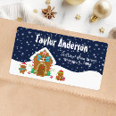 Search for blue snowflake return address labels Birthday party