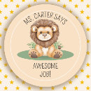 Search for awesome job stickers Praise