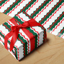 Search for red green white stripes wrapping paper Modern