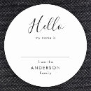 Search for reunion name tags stickers Simple