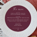 Search for burgundy dinner party wedding menus For her