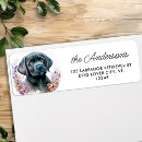 Search for hunting dogs return address labels Labrador retriever