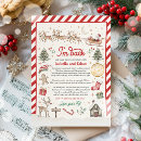 Search for north pole invitations Santa mail